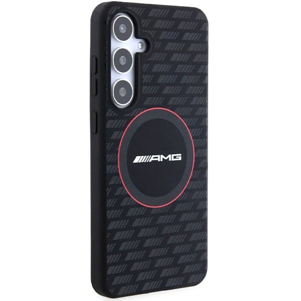 Mercedes Silicone Carbon Pattern MagSafe - θήκη για Samsung Galaxy S24+ - Μαύρο 4