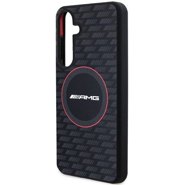 Mercedes Silicone Carbon Pattern MagSafe - θήκη για Samsung Galaxy S24+ - Μαύρο 6