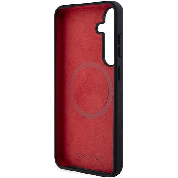 Mercedes Silicone Carbon Pattern MagSafe - θήκη για Samsung Galaxy S24+ - Μαύρο 7