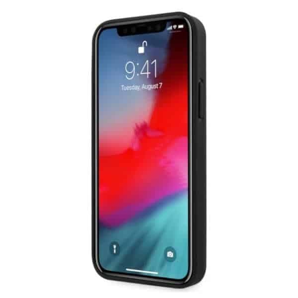 BMW Leather Deboss - θήκη για Apple iPhone 12 Pro Max - Μαύρο 5