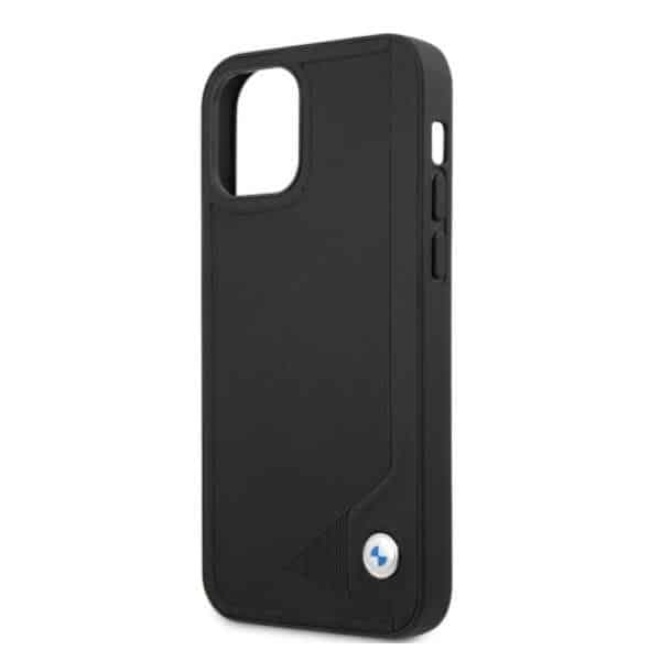 BMW Leather Deboss - θήκη για Apple iPhone 12 Pro Max - Μαύρο 6