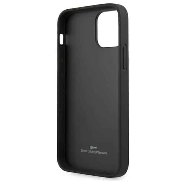 BMW Leather Curve Perforate - θήκη για Apple iPhone 12 Pro Max - Μαύρο 7