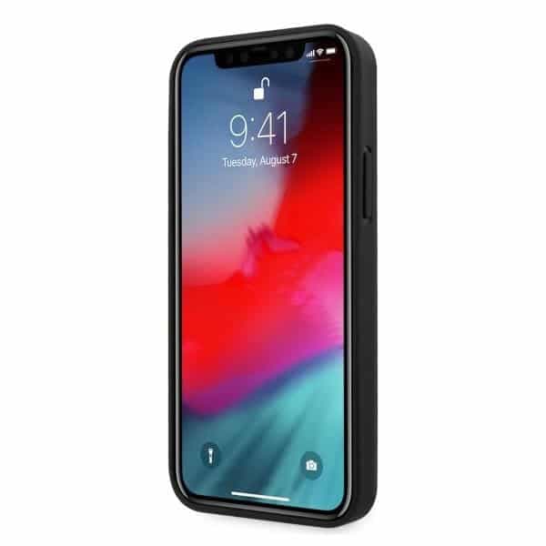 BMW Leather Perforate Sides - θήκη για Apple iPhone 12 Pro Max - Μαύρο 5