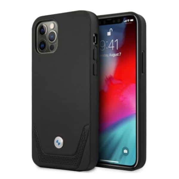 BMW Leather Perforate - θήκη για Apple iPhone 12 Pro Max - Μαύρο
