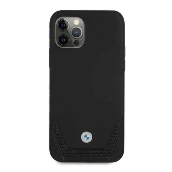 BMW Leather Perforate - θήκη για Apple iPhone 12 Pro Max - Μαύρο 3