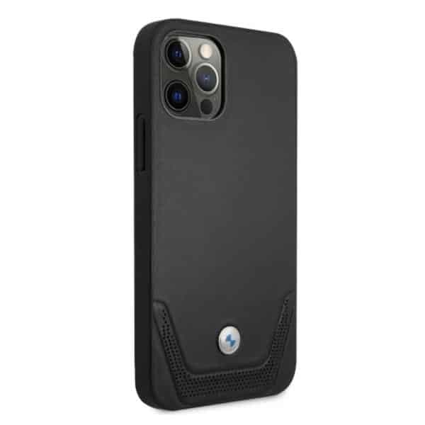BMW Leather Perforate - θήκη για Apple iPhone 12 Pro Max - Μαύρο 4