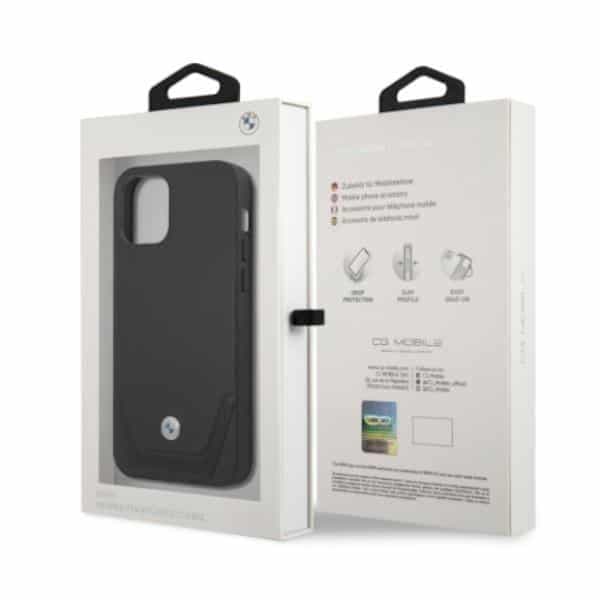BMW Leather Perforate - θήκη για Apple iPhone 12 Pro Max - Μαύρο 8