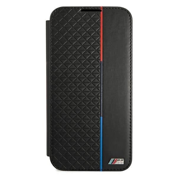 BMW Bookcase M Collection Triangles - θήκη για Samsung S22+ S906 - Μαύρο 2