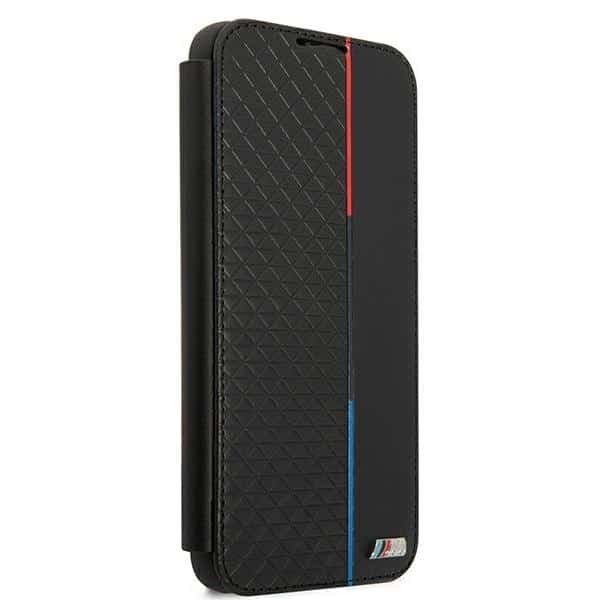 BMW Bookcase M Collection Triangles - θήκη για Samsung S22+ S906 - Μαύρο 3