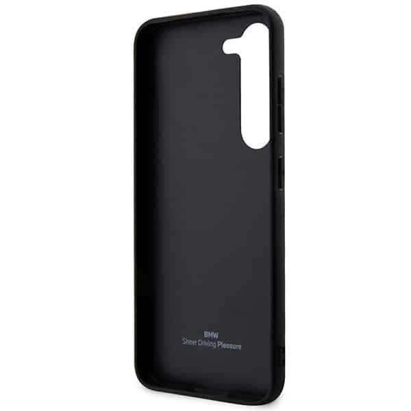 BMW Leather Textured & Stripe - θήκη για Samsung Galaxy S23+ - Μαύρο 7