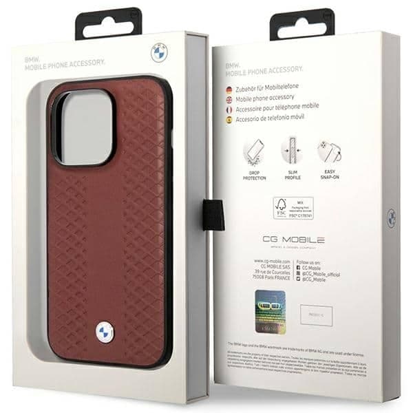 BMW Leather Diamond Pattern MagSafe - θήκη για Apple iPhone 14 Pro - Πολύχρωμο 8