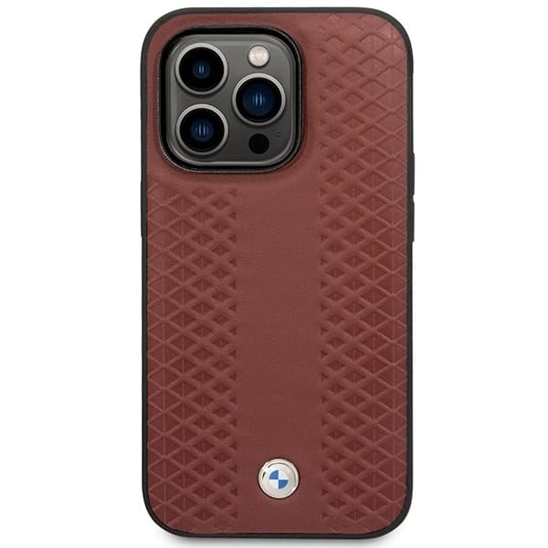 BMW Leather Diamond Pattern MagSafe - θήκη για Apple iPhone 14 Pro Max - Πολύχρωμο 3