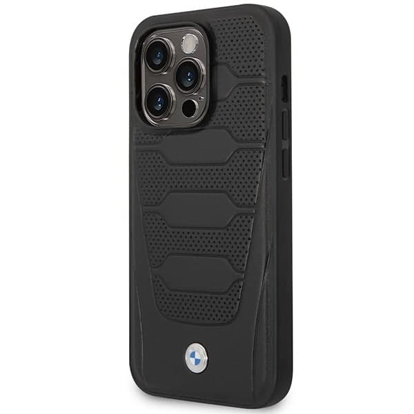 BMW Leather Seats Pattern - θήκη για Apple iPhone 14 Pro Max - Μαύρο 2