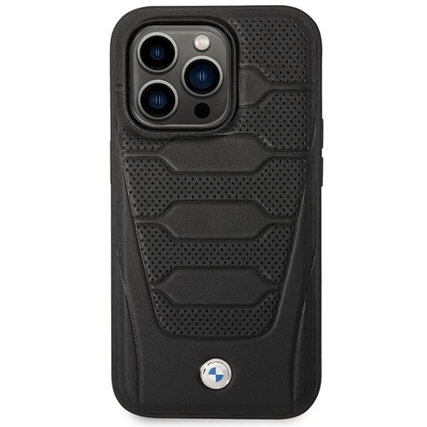 BMW Leather Seats Pattern - θήκη για Apple iPhone 14 Pro Max - Μαύρο 3