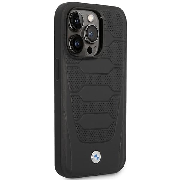 BMW Leather Seats Pattern - θήκη για Apple iPhone 14 Pro Max - Μαύρο 4