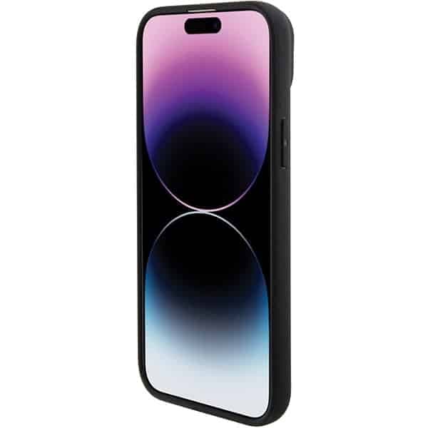 BMW Leather Hot Stamp - θήκη για Apple iPhone 15 Plus - Μαύρο 5