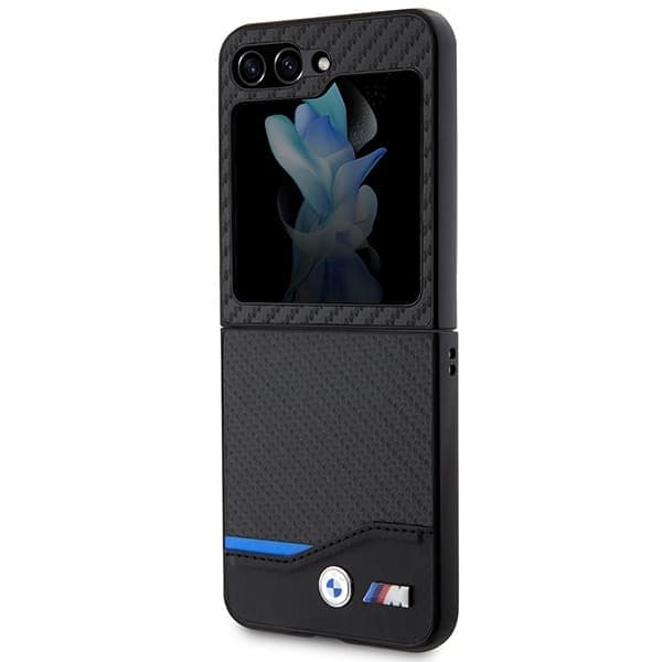 BMW Leather Carbon - Samsung Galaxy Z Flip5 - Μαύρο 6