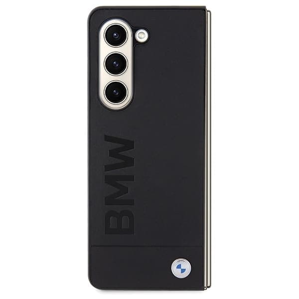 BMW Leather Hot Stamp - θήκη για Samsung Galaxy Z Fold5 - Μαύρο 2