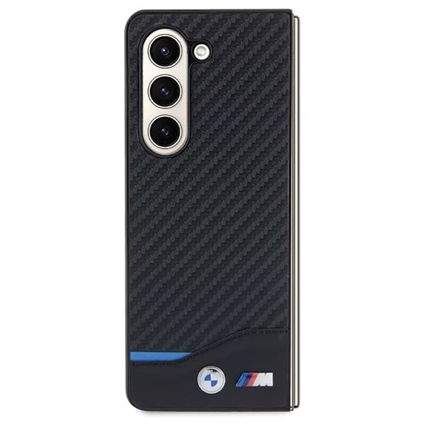 BMW Leather Carbon - Samsung Galaxy Z Fold5 - Μαύρο 2
