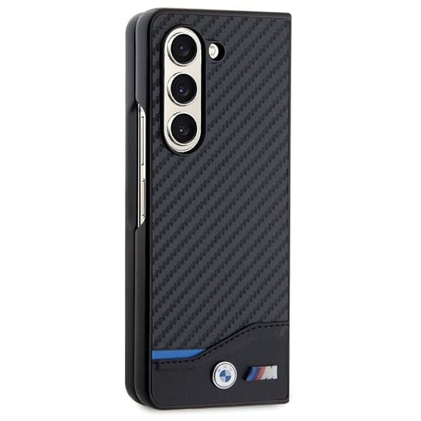 BMW Leather Carbon - Samsung Galaxy Z Fold5 - Μαύρο 5