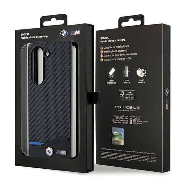 BMW Leather Carbon - Samsung Galaxy Z Fold5 - Μαύρο 7