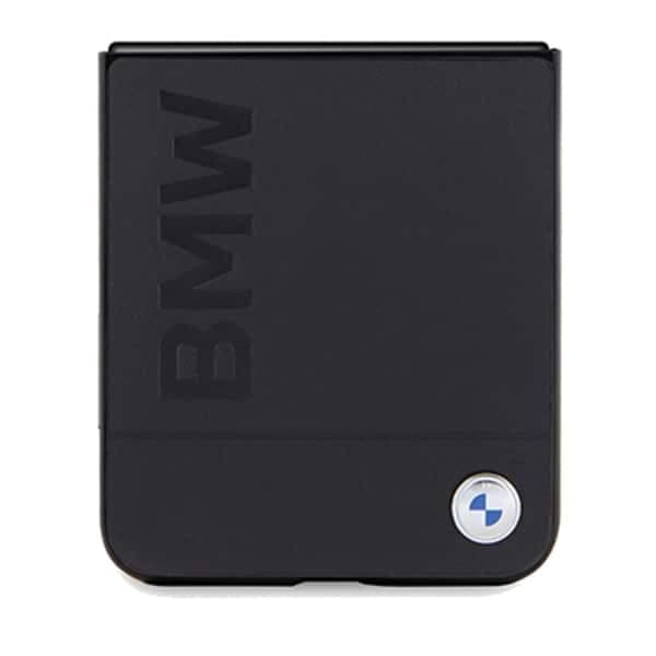 BMW Leather Hot Stamp - Samsung Galaxy Z Flip5 - Μαύρο 5