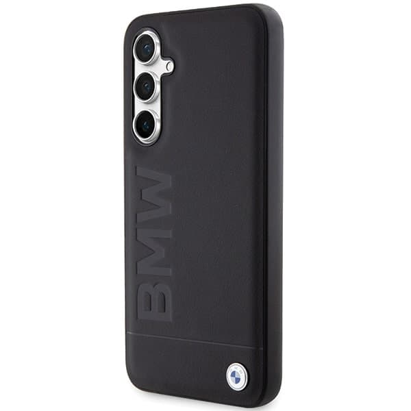BMW Leather Hot Stamp - θήκη για Samsung Galaxy S23 FE - Μαύρο 2