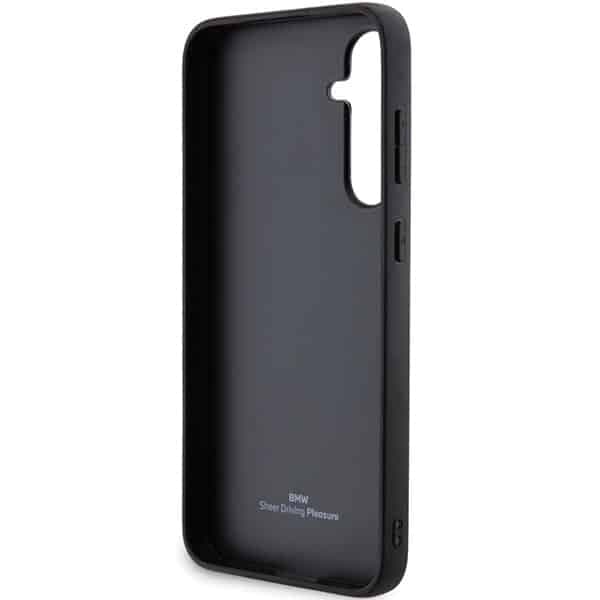 BMW Leather Hot Stamp - θήκη για Samsung Galaxy S23 FE - Μαύρο 6