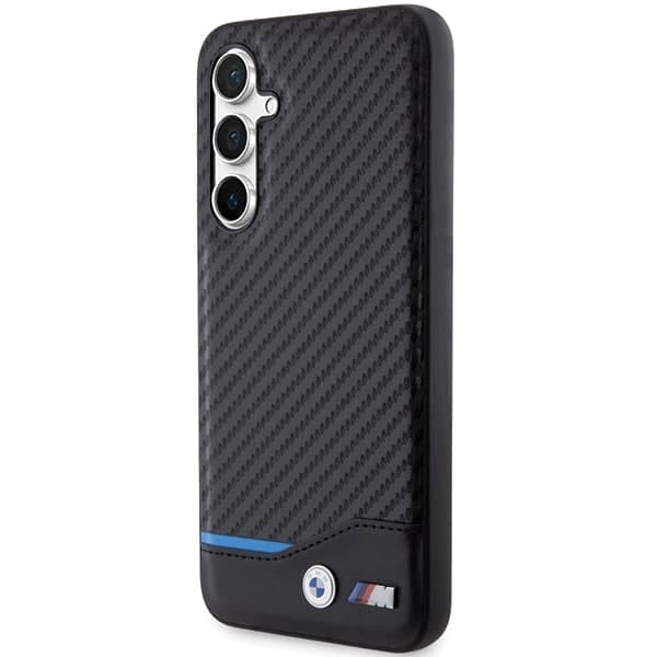 BMW Leather Carbon - θήκη για Samsung Galaxy S23 FE - Μαύρο 2