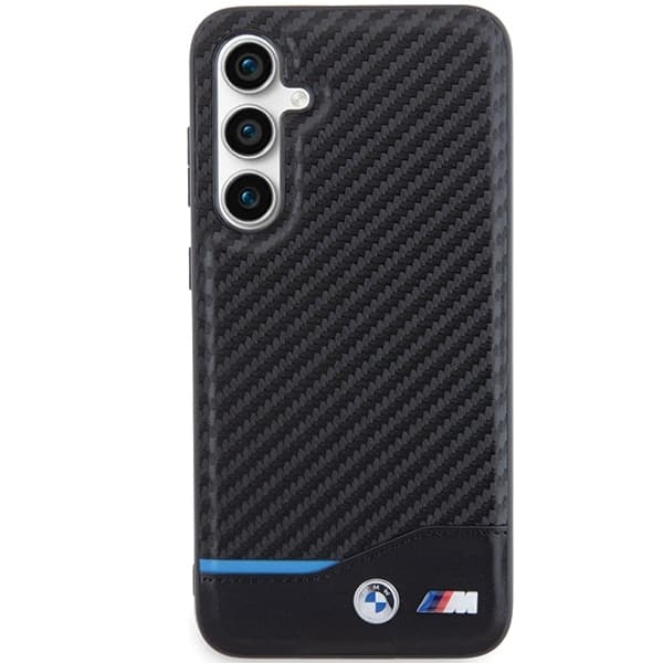 BMW Leather Carbon - θήκη για Samsung Galaxy S23 FE - Μαύρο 3