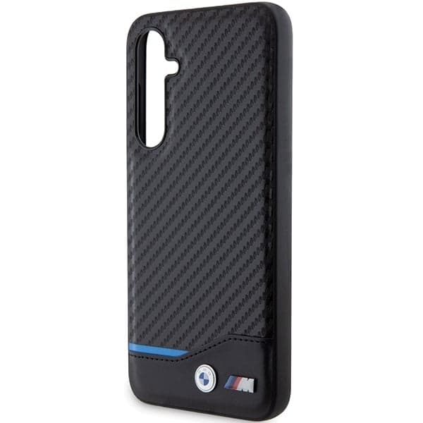 BMW Leather Carbon - θήκη για Samsung Galaxy S23 FE - Μαύρο 5
