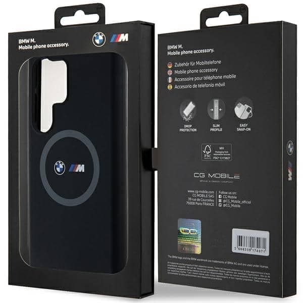 BMW Silicone Printed Ring MagSafe - θήκη για Samsung Galaxy S24 Ultra - Μαύρο 8