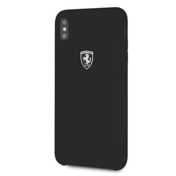 Ferrari Silicone - θήκη για Apple iPhone XS Max - Μαύρο