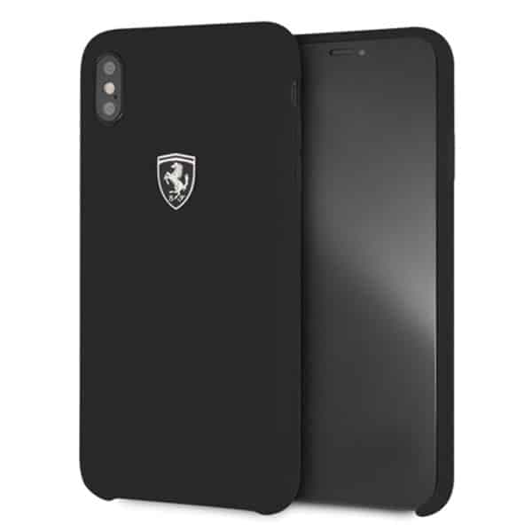 Ferrari Silicone - θήκη για Apple iPhone XS Max - Μαύρο 2