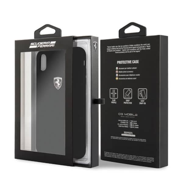 Ferrari Silicone - θήκη για Apple iPhone XS Max - Μαύρο 6
