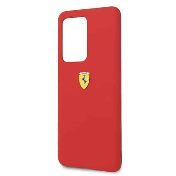 Ferrari Silicone - θήκη για Samsung Galaxy S20 Ultra - Κόκκινο 5