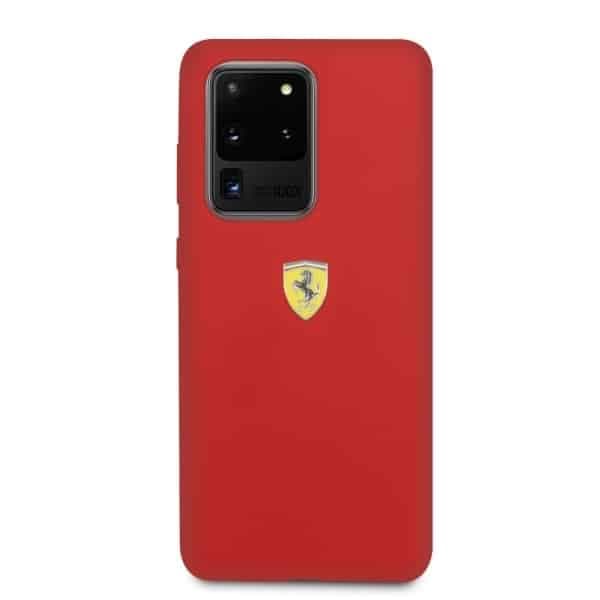 Ferrari Silicone - θήκη για Samsung Galaxy S20 Ultra - Κόκκινο 3