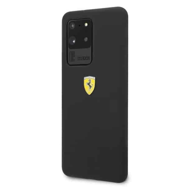 Ferrari Silicone - θήκη για Samsung Galaxy S20 Ultra - Μαύρο 2