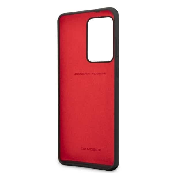 Ferrari Silicone - θήκη για Samsung Galaxy S20 Ultra - Μαύρο 6