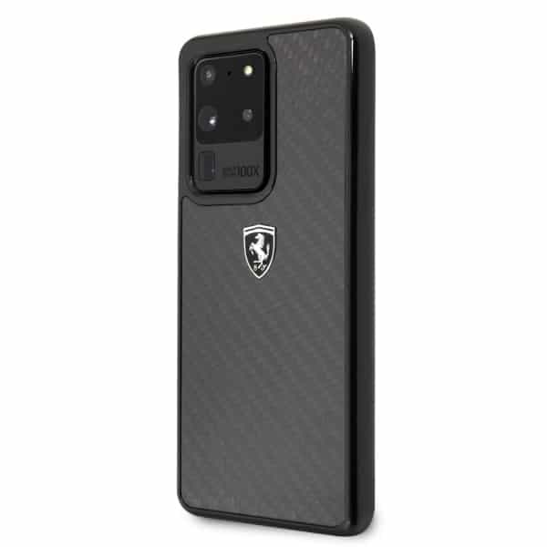 Ferrari Carbon Heritage - θήκη για Samsung Galaxy S20 Ultra - Μαύρο 2