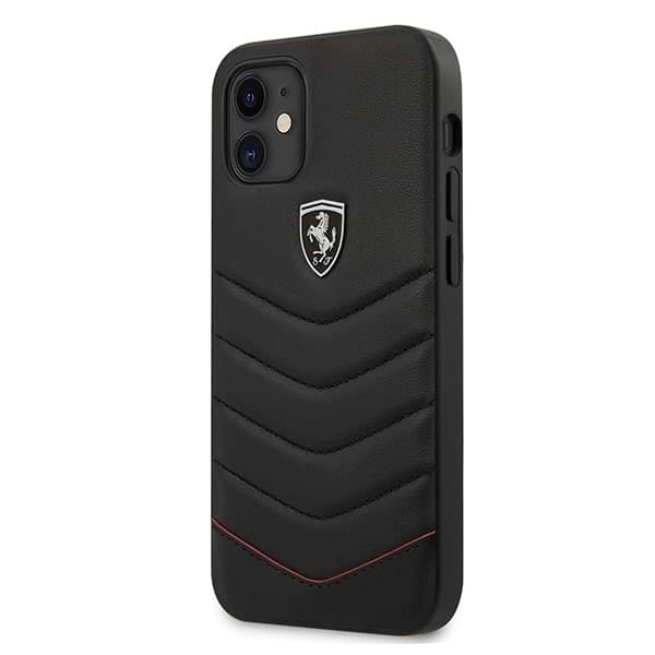 Ferrari Off Track Quilted - θήκη για Apple iPhone 12 mini - Μαύρο