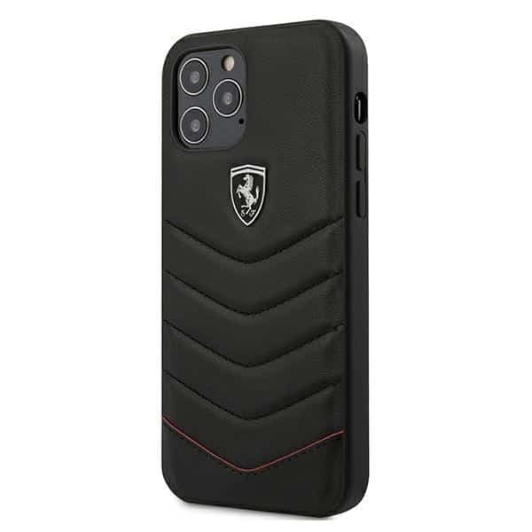 Ferrari Off Track Quilted - θήκη για Apple iPhone 12 Pro Max - Μαύρο