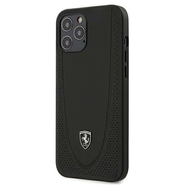 Ferrari Off Track Perforated - θήκη για Apple iPhone 12 Pro Max - Μαύρο