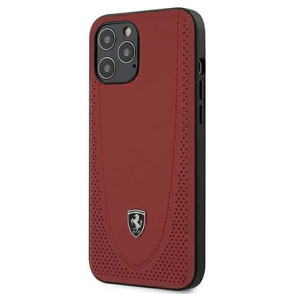 Ferrari Off Track Perforated - θήκη για Apple iPhone 12 Pro Max - Κόκκινο