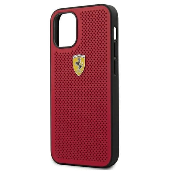 Ferrari On Track Perforated - θήκη για Apple iPhone 12 mini - Κόκκινο 6