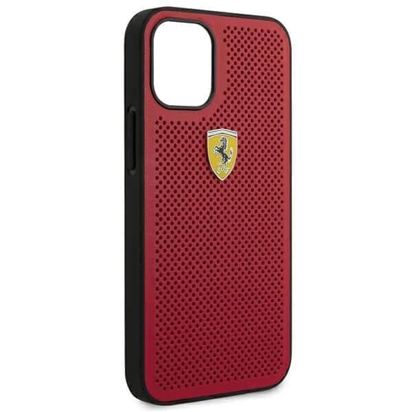 Ferrari On Track Perforated - θήκη για Apple iPhone 12 mini - Κόκκινο 7