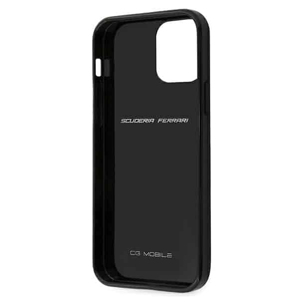 Ferrari On Track Real Carbon - θήκη για Apple iPhone 12 mini - Μαύρο 6