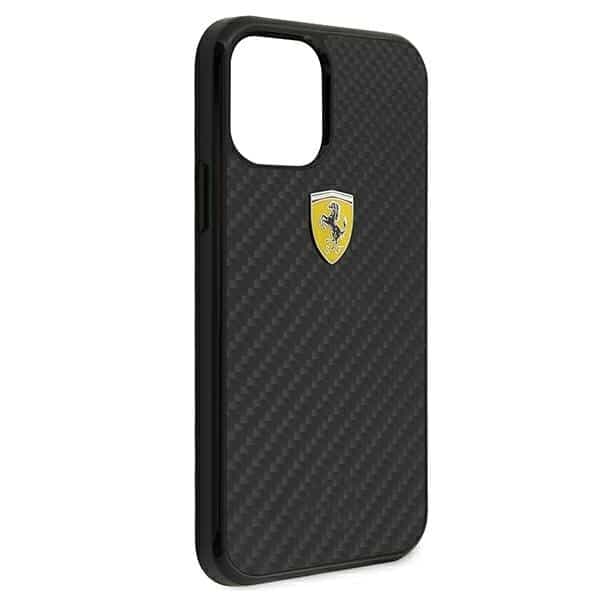 Ferrari On Track Real Carbon - θήκη για Apple iPhone 12 mini - Μαύρο 7
