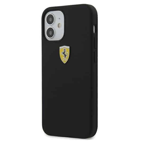 Ferrari On Track Silicone - θήκη για Apple iPhone 12 mini - Μαύρο 2