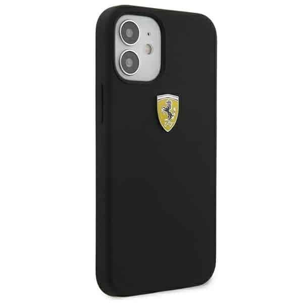 Ferrari On Track Silicone - θήκη για Apple iPhone 12 mini - Μαύρο 4